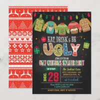 Eat, Drink an Be Ugly Ugly Christmas Sweater Party