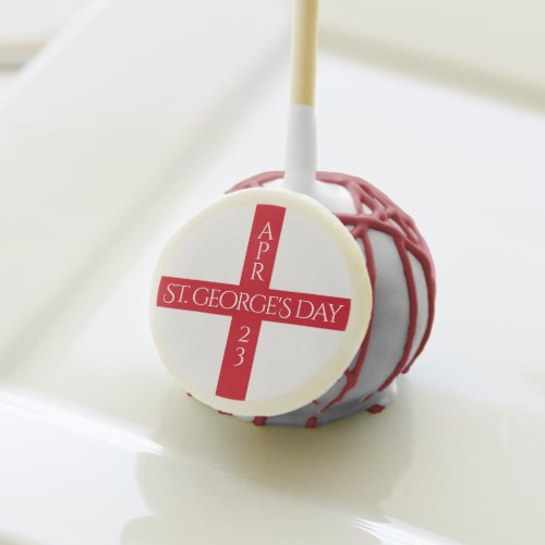 Eat Drink and Be English St Georges Cross Cake Pops