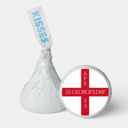 Eat Drink and Be English St Georges Cross Flag Hersheys Kisses