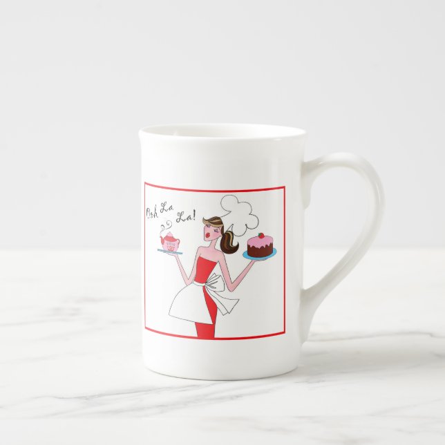 "Eat, Drink and Be Fabulous!" Diva Mugs (Right)