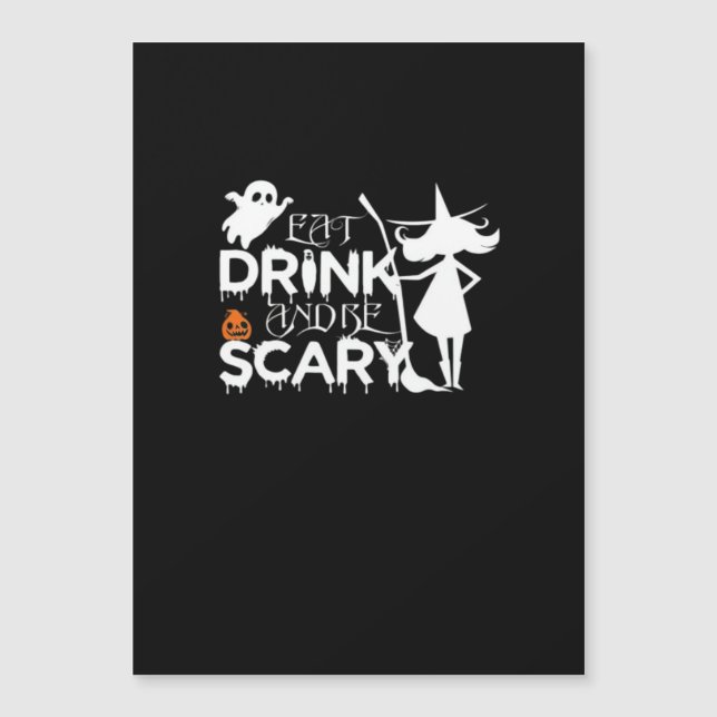 Eat Drink And Be Funny Scary (Front)