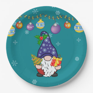 Eat Drink and Be Gnomie Paper Plates