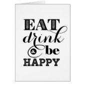 Eat, Drink And Be Happy (Front)