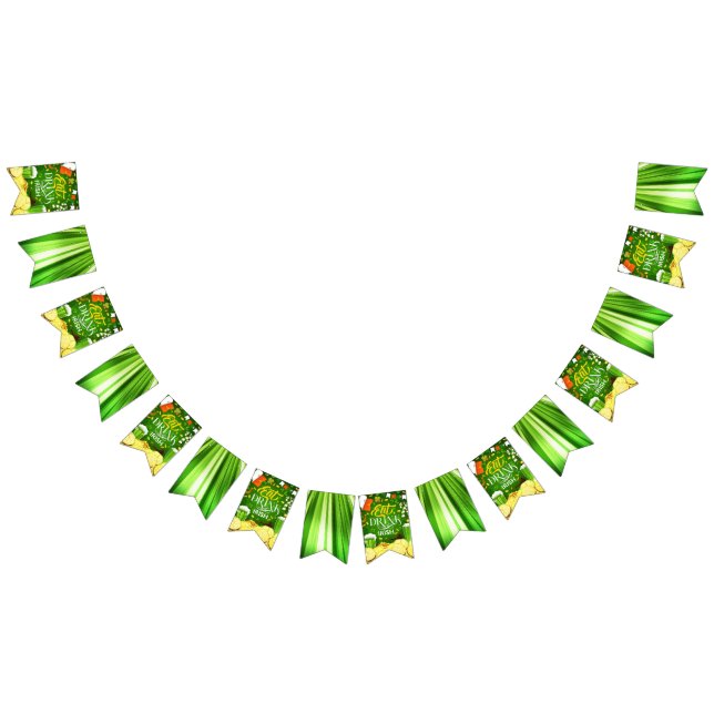 Eat Drink and Be Irish bunting banner (All)