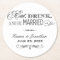 Eat Drink and Be Married Black Wedding Monogram