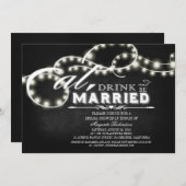 Eat, Drink and Be Married Bridal Shower Invitation (Front/Back)