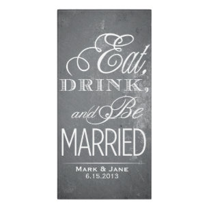 Eat Drink and Be Married Door Sign