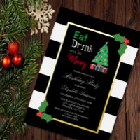 Eat Drink And Be Merry Birthday Party