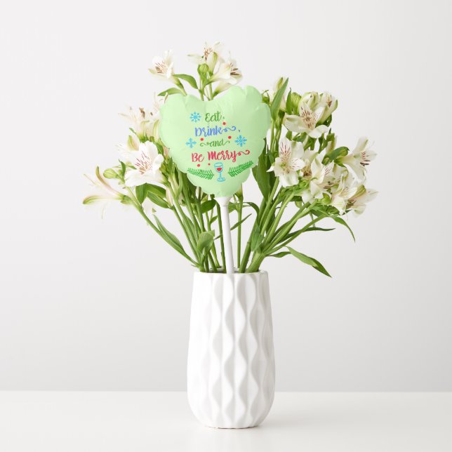 Eat, Drink and Be Merry, Christmas Holiday, ZSSPG Balloon (Vase)