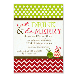 Eat Drink And Be Merry Invitations 7