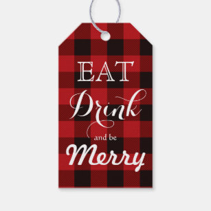 Custom Christmas Tumbler - Eat Drink & Be Merry - Great Gift! – Sunny Box