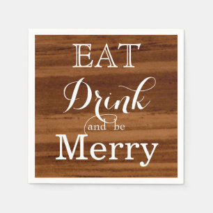Eat Drink and be Merry Napkins