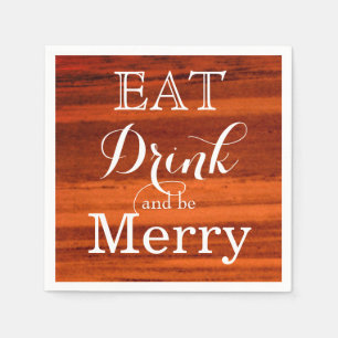 Eat Drink and be Merry Paper Napkins