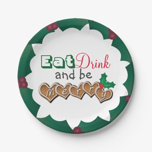 Eat Drink and be Merry Paper Plates
