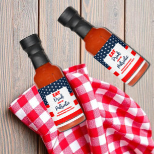 Eat Drink And Be Patriotic 4th of July Hot Sauces