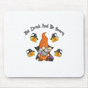 Eat Drink And Be Scary Basic Casual Mouse Pad