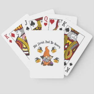 Eat Drink And Be Scary Basic Casual Poker Cards