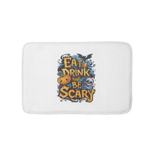 Eat Drink and Be Scary Bath Mat