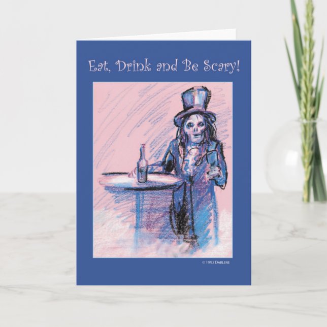 Eat, Drink and be Scary Card (Front)