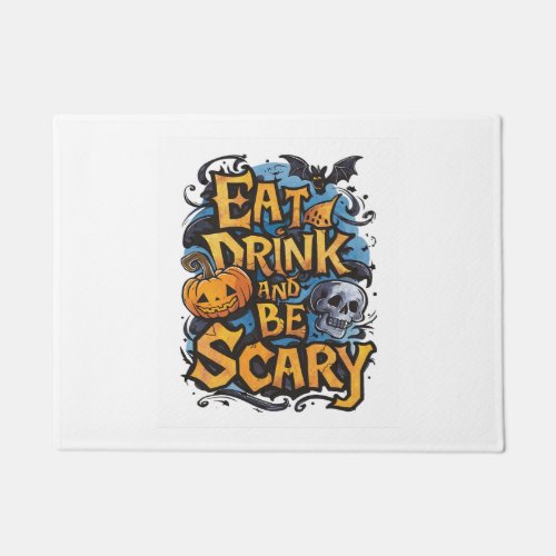 Eat Drink and Be Scary Doormat