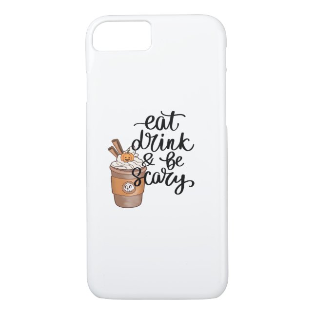Eat Drink And Be Scary Funny Trendy Case-Mate iPhone Case (Back)
