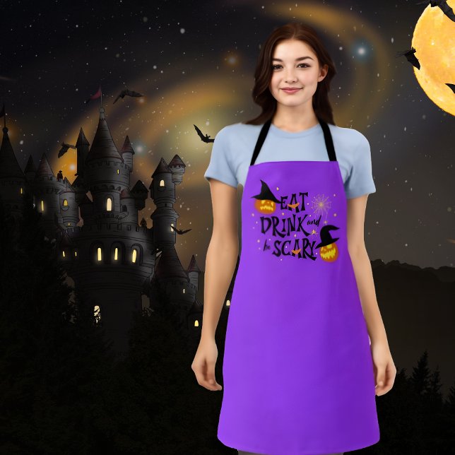 Eat, Drink and Be Scary, Halloween Apron (Creator Uploaded)