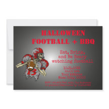 Eat, Drink and be Scary Halloween BBQ Invitation