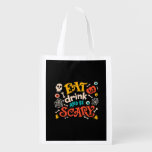 Eat Drink And Be Scary Halloween Design Essential  Grocery Bag