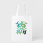 Eat Drink And Be Scary Halloween Light Grocery Bag