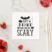 eat drink and be scary halloween napkins (Insitu)