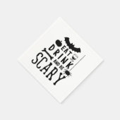 eat drink and be scary halloween napkins (Corner)