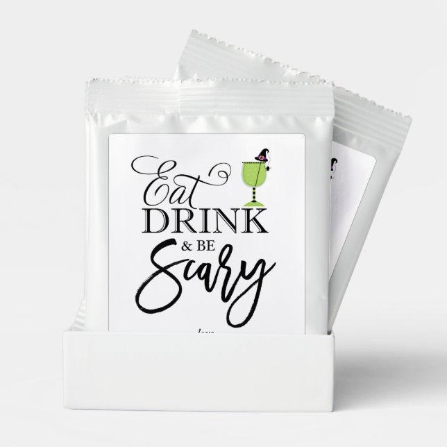 "Eat, Drink and Be Scary" Halloween Party Margarita Drink Mix (Pair)