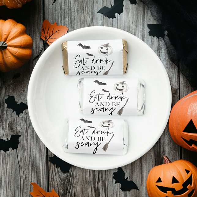 Eat Drink And Be Scary | Happy Halloween  Hershey's Miniatures (Creator Uploaded)
