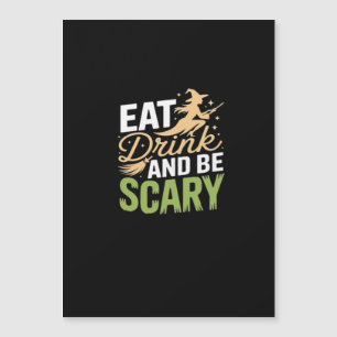 Eat Drink And Be Scary Minimal Clean