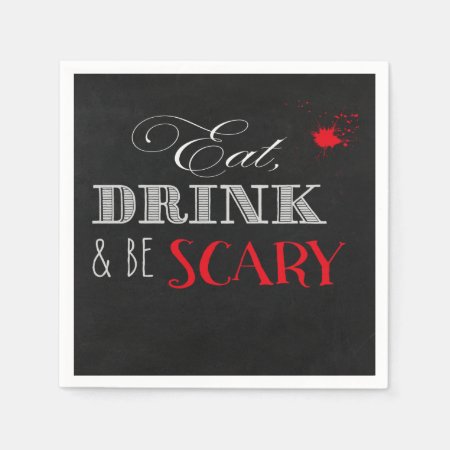 Eat Drink And Be Scary Napkins Iii