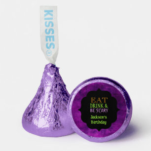 Eat Drink and Be Scary Purple Halloween Hershey®'s Kisses®