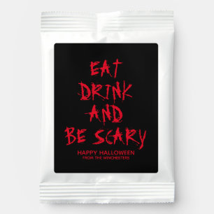 Eat drink and be scary red blood custom Halloween Lemonade Drink Mix