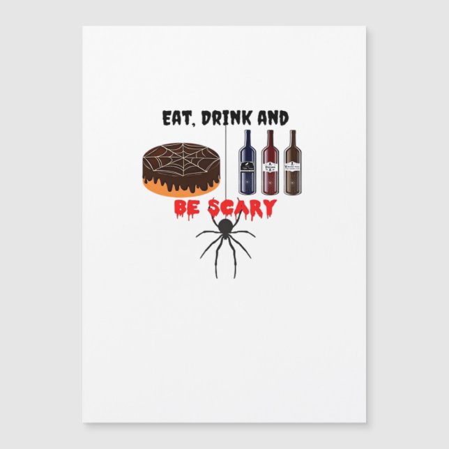Eat Drink And Be Scary Retro Classic (Front)