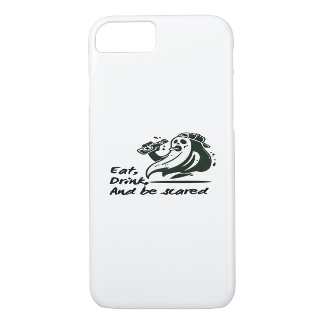Eat Drink And Be Scary Spooky Club Cool Unique Case-Mate iPhone Case (Back)