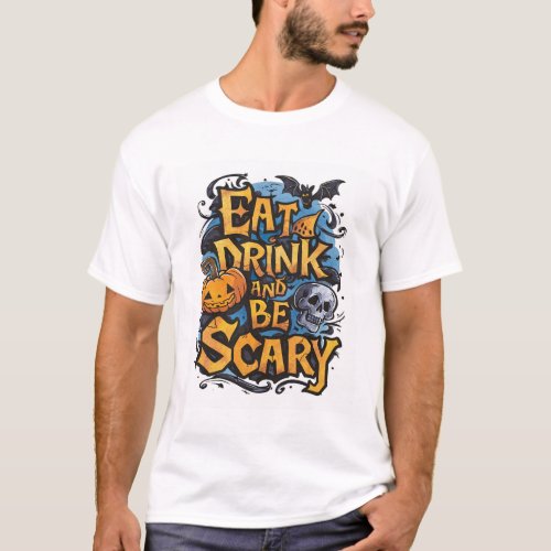 Eat Drink and Be Scary T_Shirt