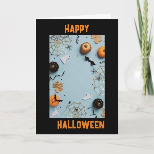 EAT DRINK AND BE SCARY THIS HALLOWEEN CARD