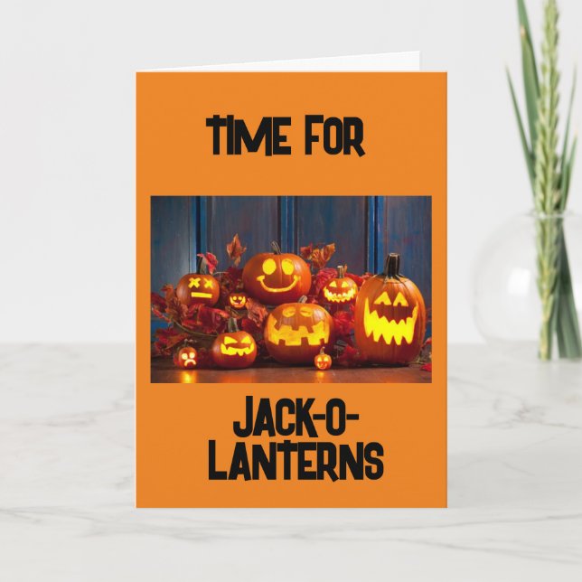 EAT DRINK AND BE "SCARY" THIS HALLOWEEN CARD (Front)