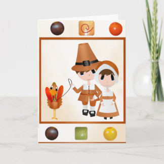 Eat, Drink and be Thankful Greeting Card