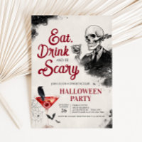 Eat Drink and Scary Vintage Halloween Party