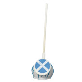 Eat Drink and Toast Robbie Burns Scottish Flag Cake Pops (Front)
