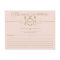 Eat Drink Be Married Blush Monogram Recipe Card
