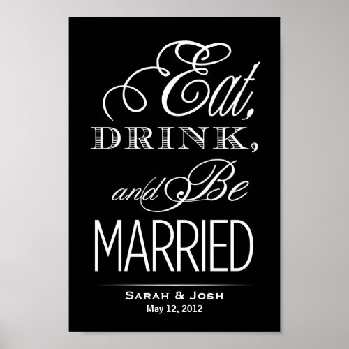 Eat Drink Be Married Poster