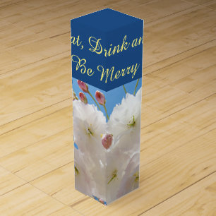 Eat Drink Be Merry Wine Gift Boxes Blossoms
