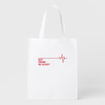 Eat Drink Be Scary Cool Unique Grocery Bag