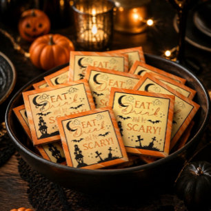 Eat Drink & Be Scary Halloween Magnet Party Favor